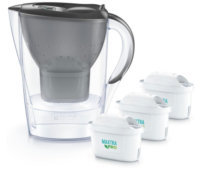 Brita Dzbanek filtrujący MARELLA grafitowy 2,4L +3 szt. MAXTRA PRO